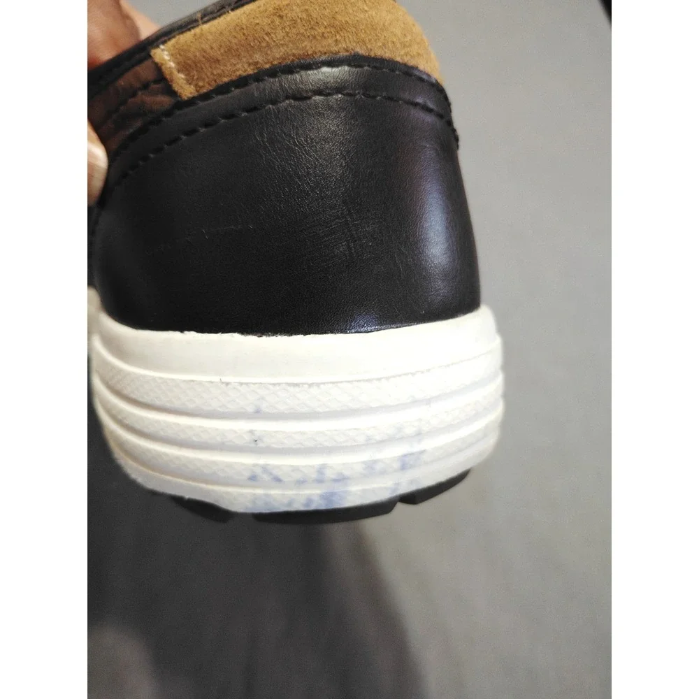 Skechers Classic Fit Me Shoes Air-Cooled Memory Foam Brown‎ Leather Preppy 13***